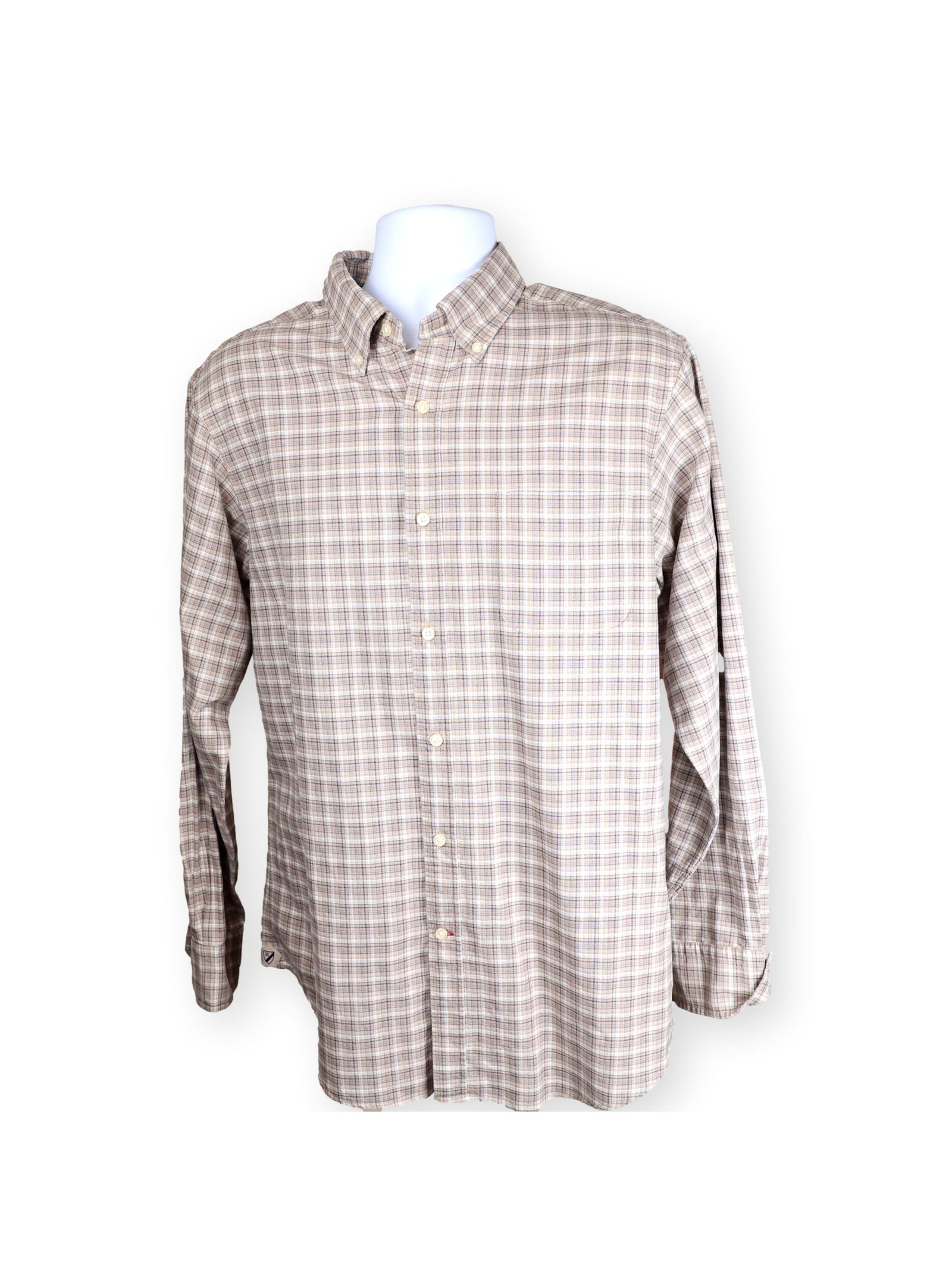 Cremieux Men’s Slim Fit Plaid Button-Down Shirt L Nwt